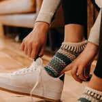 Cumin Ankle Socks | Sustainable USA Made No - Show Sock  - Pages & Parcels