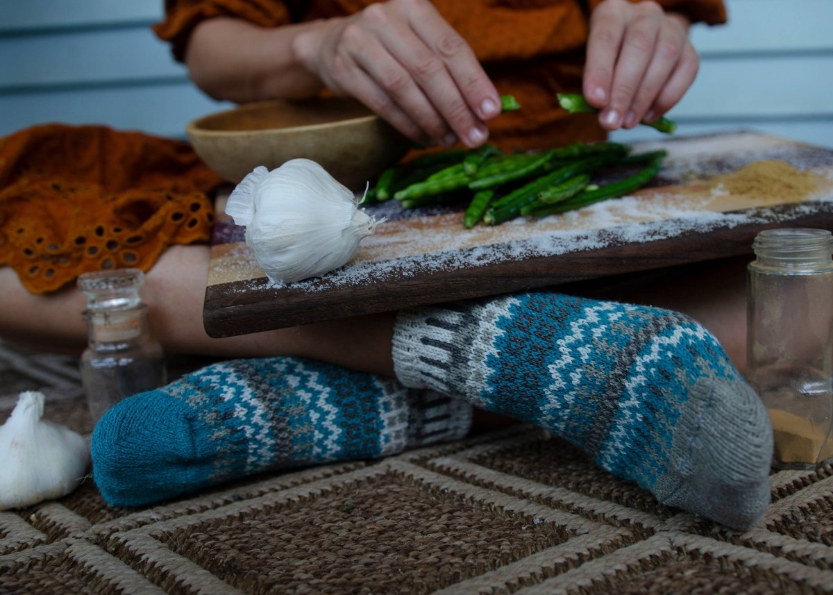 Cumin Ankle Socks | Sustainable USA Made No - Show Sock  - Pages & Parcels