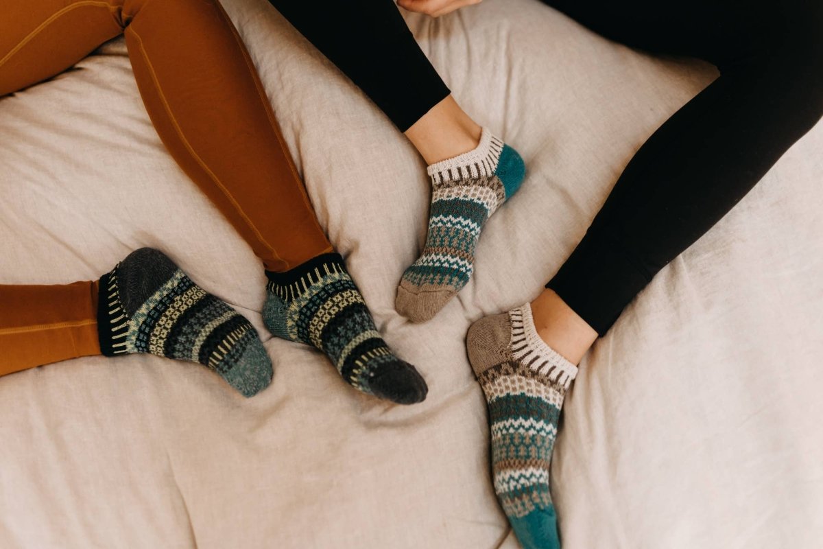 Cumin Ankle Socks | Sustainable USA Made No - Show Sock  - Pages & Parcels