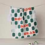 Cypress Tile Talk Tea Towel - Pages & Parcels
