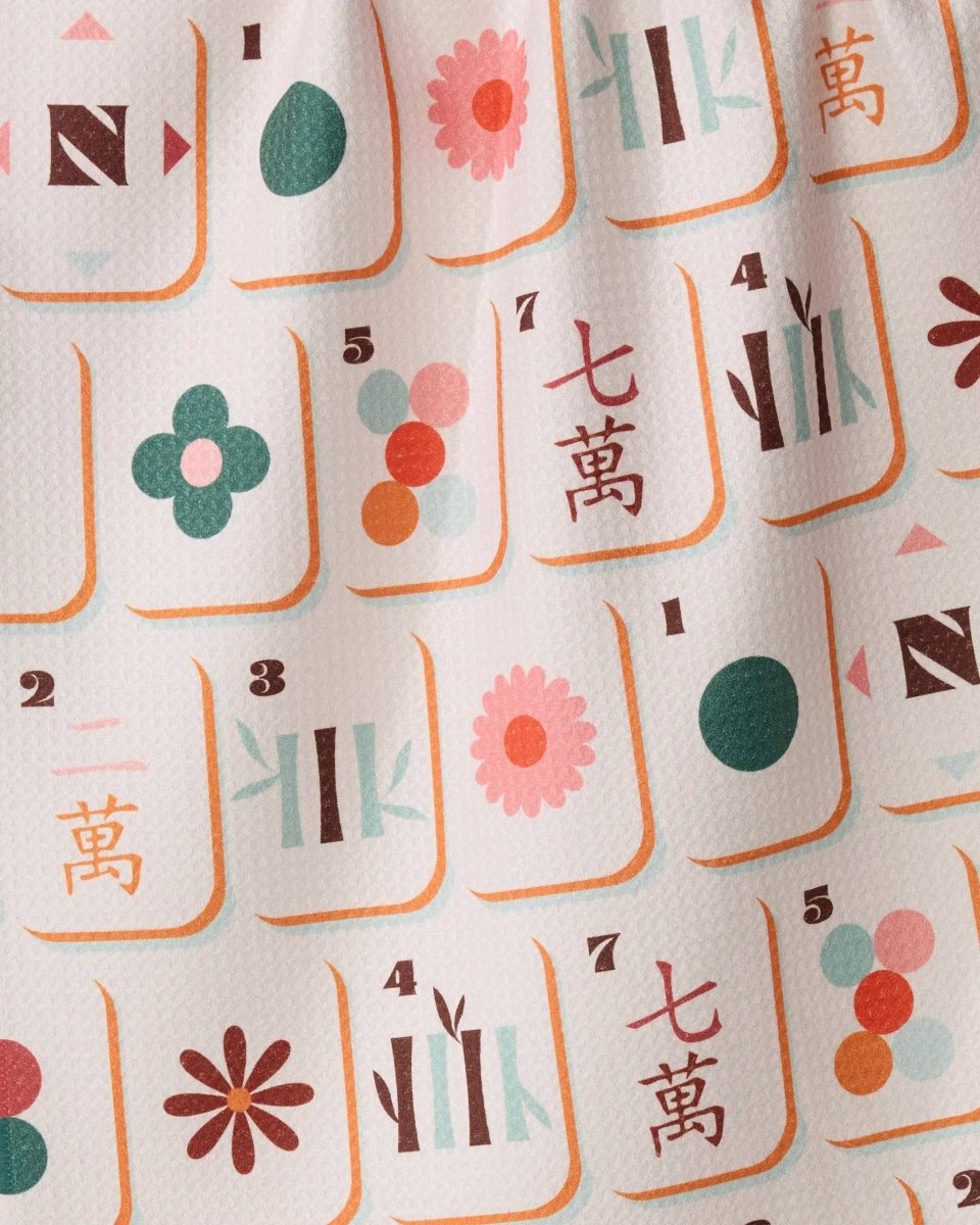 Cypress Tile Toss Tea Towel - Pages & Parcels