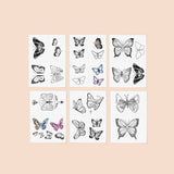 Butterfly Dreams Temporary Tattoo Pack