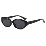 Black cat eye sunglasses with a classic silhouette