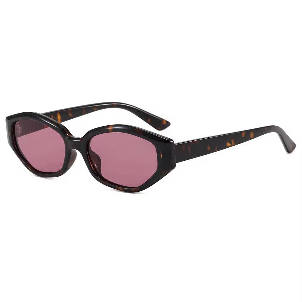 Black cat eye sunglasses with a classic silhouette