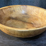 Dark Wooden Bowl 10x10x2.5in - Pages & Parcels