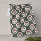 Merry Wreaths Tea Towel - Holiday 2026