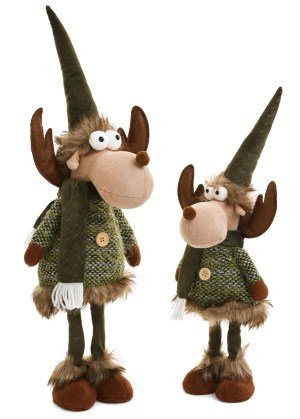 Deer Small Polyester Green/Brown - Pages & Parcels