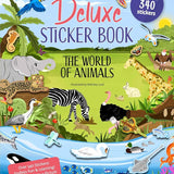 Deluxe Sticker Book: The World of Animals (Deluxe Sticker Books) cover image