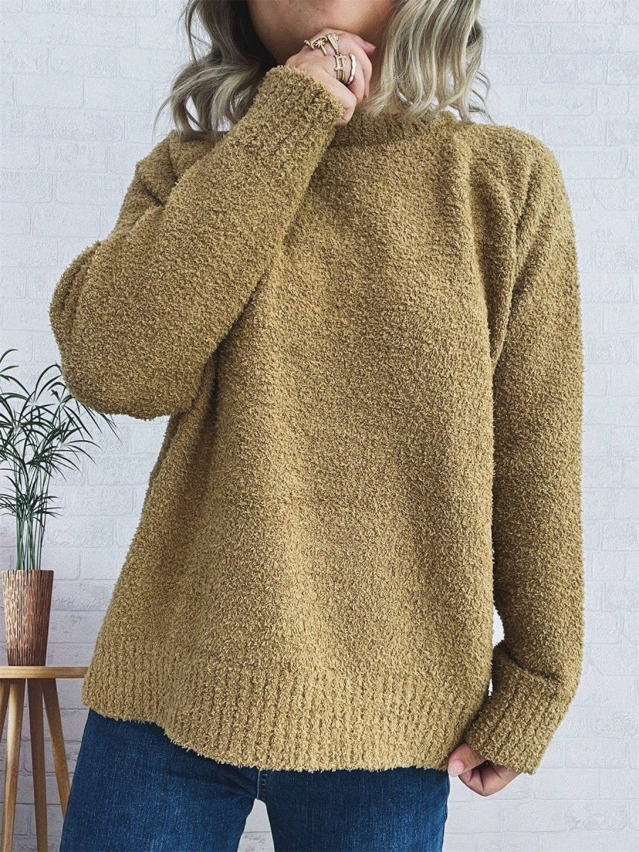 Denim False V Sweater Mid Heavy Options N5A215 - Pages & Parcels