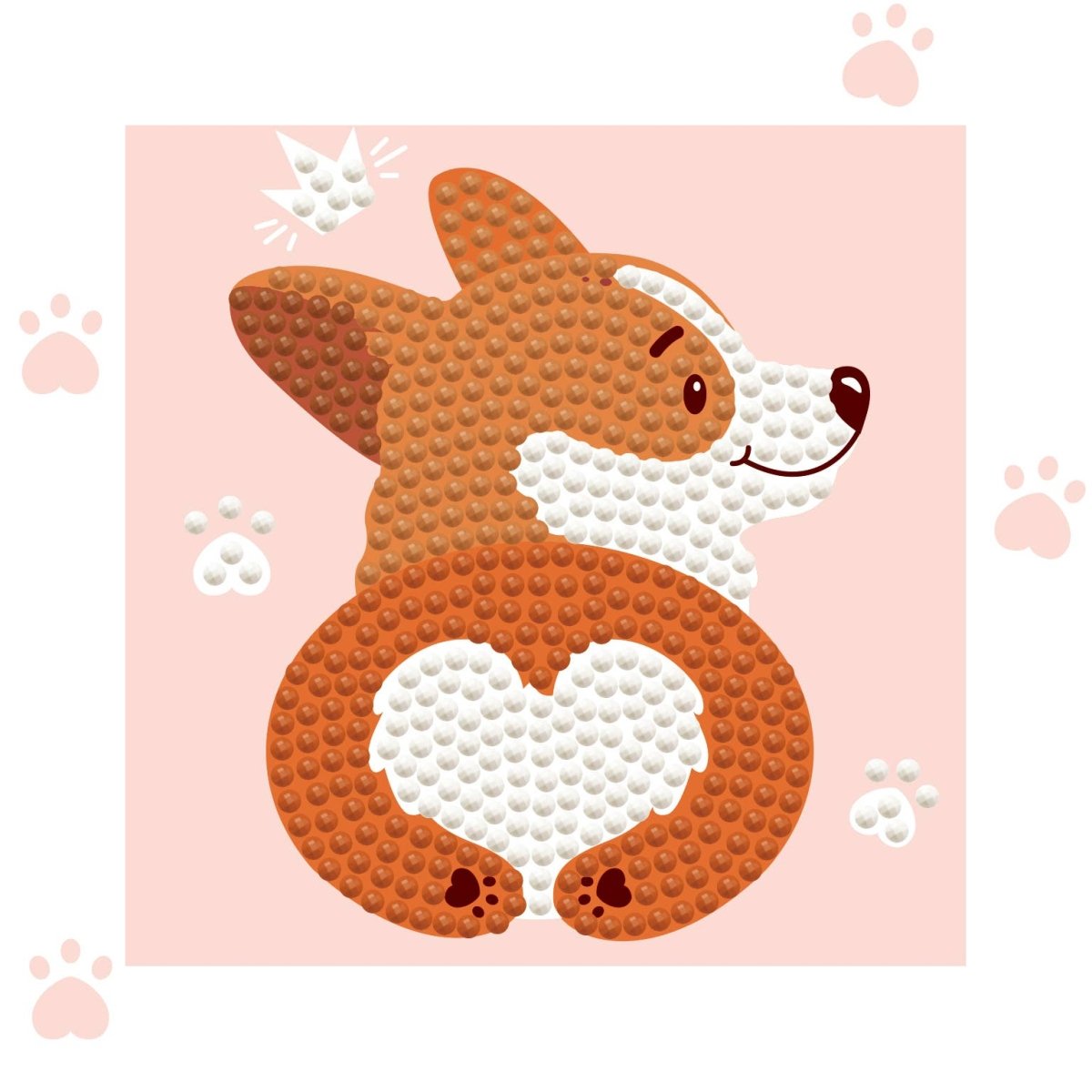 Diamond Dotz Corgi Love - Pages & Parcels