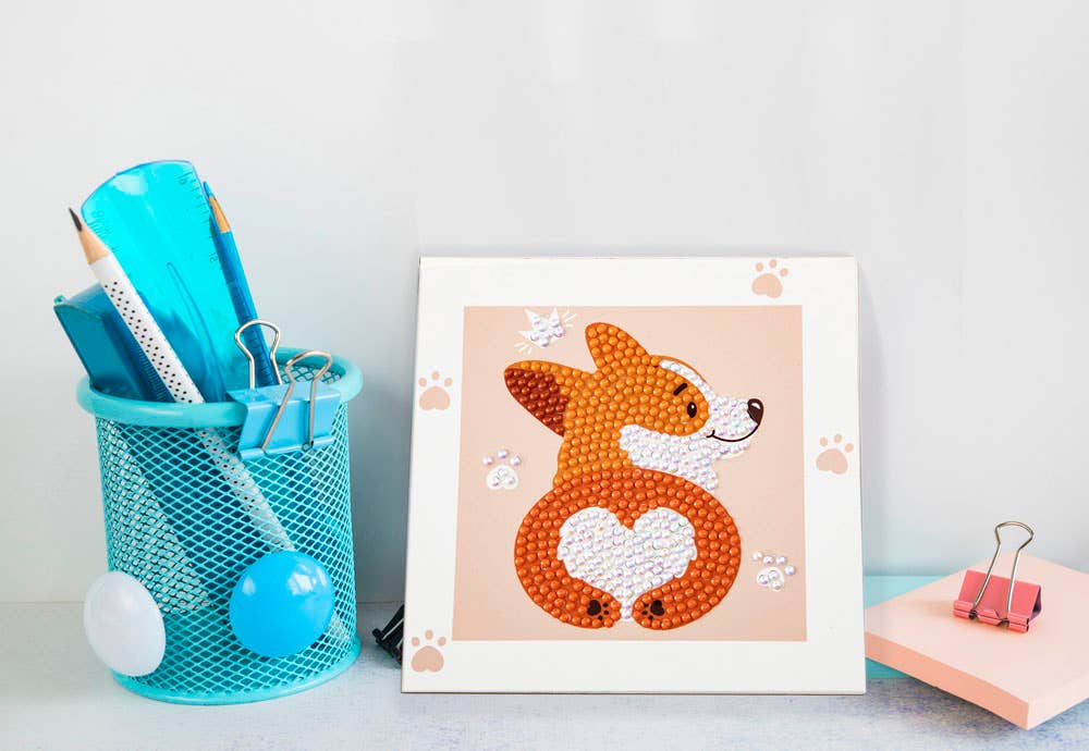 Diamond Dotz Corgi Love - Pages & Parcels