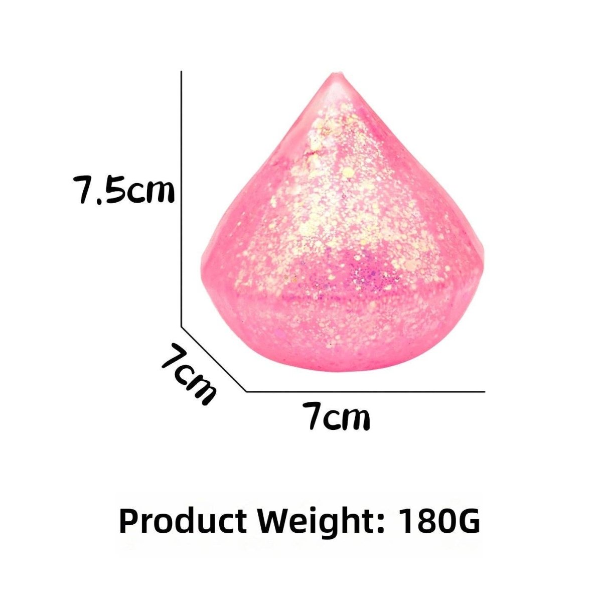 Diamond Squeeze Toy Malt Sugar Slow Rising Stress Relief - Pages & Parcels