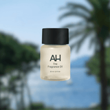 Bottle of Aura House Antibes fragrance oil, a Mediterranean blend of bergamot, jasmine, and cedarwood