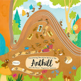 Discovering the Active World of the Anthill (Happy Fox Books) Board Book Teaches Kids Ages 3-6 about Ants, Digging More Deeply into a Hill with Every Page Turn - Fun Facts, Vocabulary Words, and More cover image