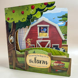 Discovering the Busy Life on the Farm (Happy Fox Books) Board Book Teaches Kids Ages 3-6 About Farming Life, Exploring with Each Page, plus Educational Facts and Vocabulary Words (Peek Inside) cover image