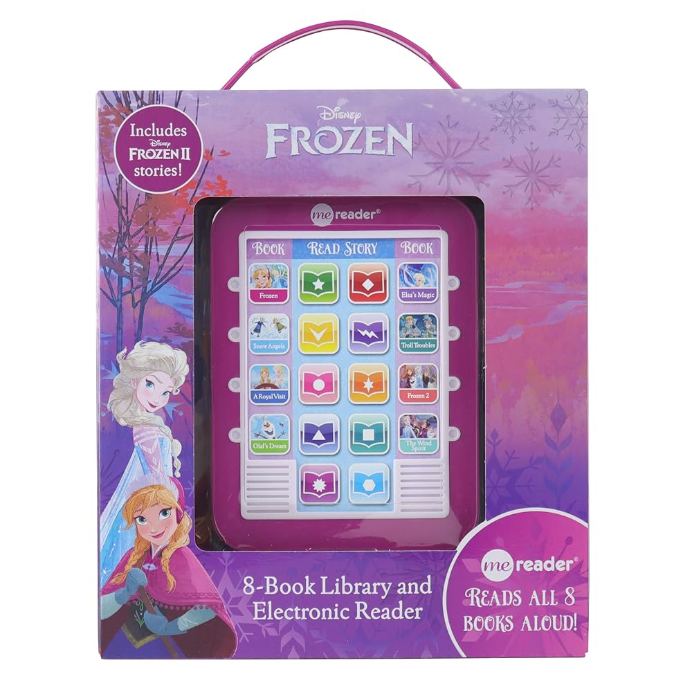 Disney Frozen and Frozen 2 Elsa, Anna, Olaf, and More! - Me Reader Electronic Reader and 8-Sound Book Library - PI Kids cover image
