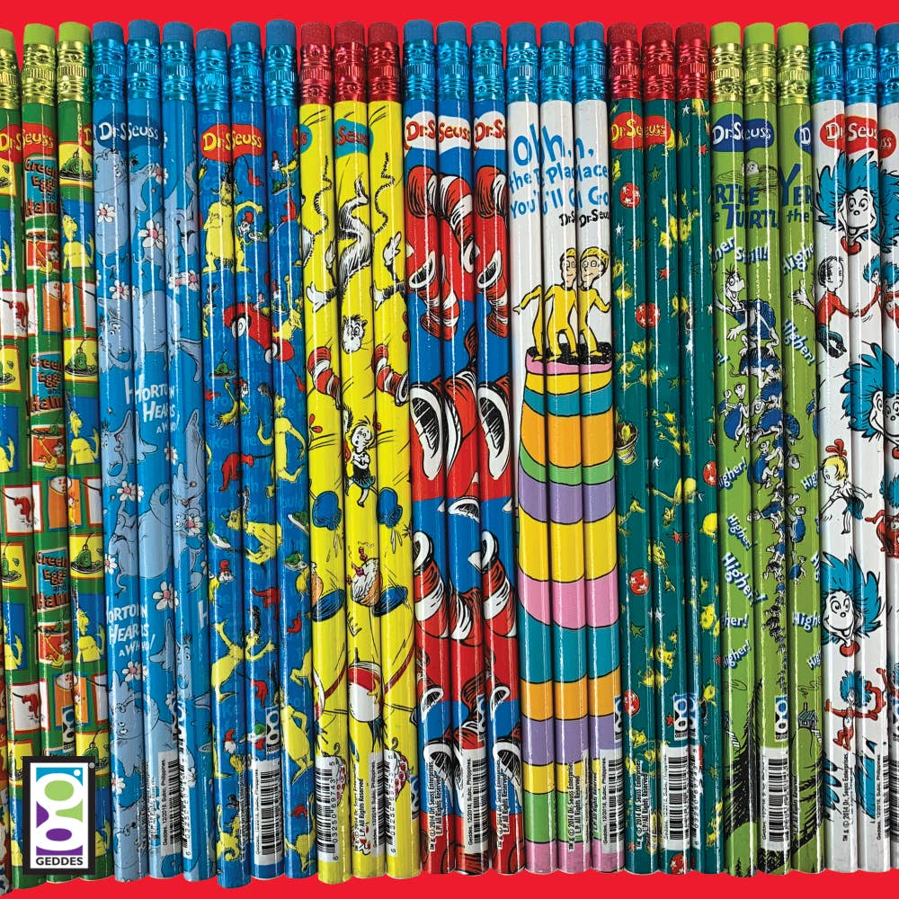 Dr. Seuss Assorted Pencils 72/ds - Pages & Parcels