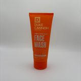 duke cannon energizing daily face wash on white background