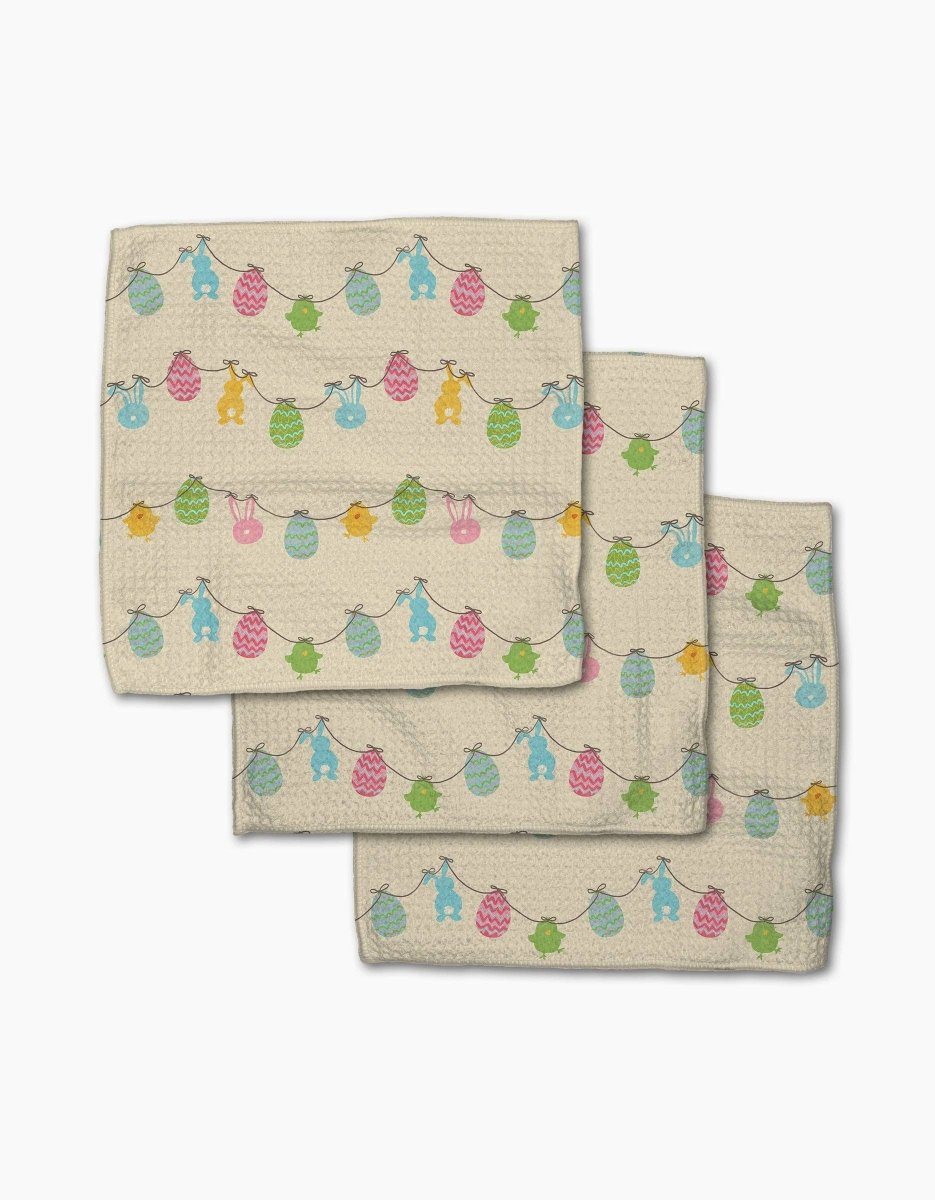 Easter Banner Dishcloth Set - Pages & Parcels