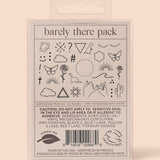 Barely There Temporary Tattoo Pack