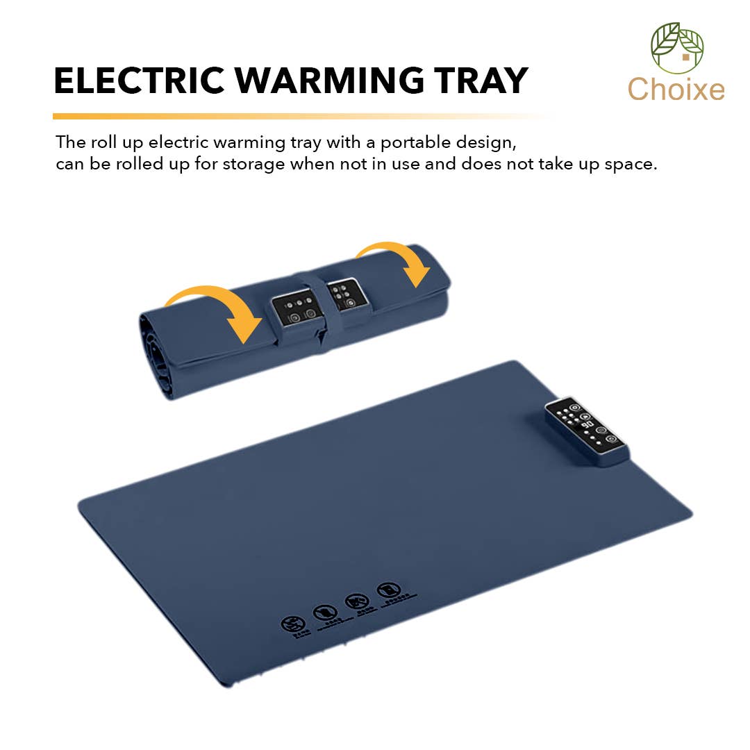 Electric Food Warmer Mat - Portable and Flexible. - Pages & Parcels
