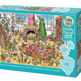 Elves at Work (Family) Puzzle - Pages & Parcels
