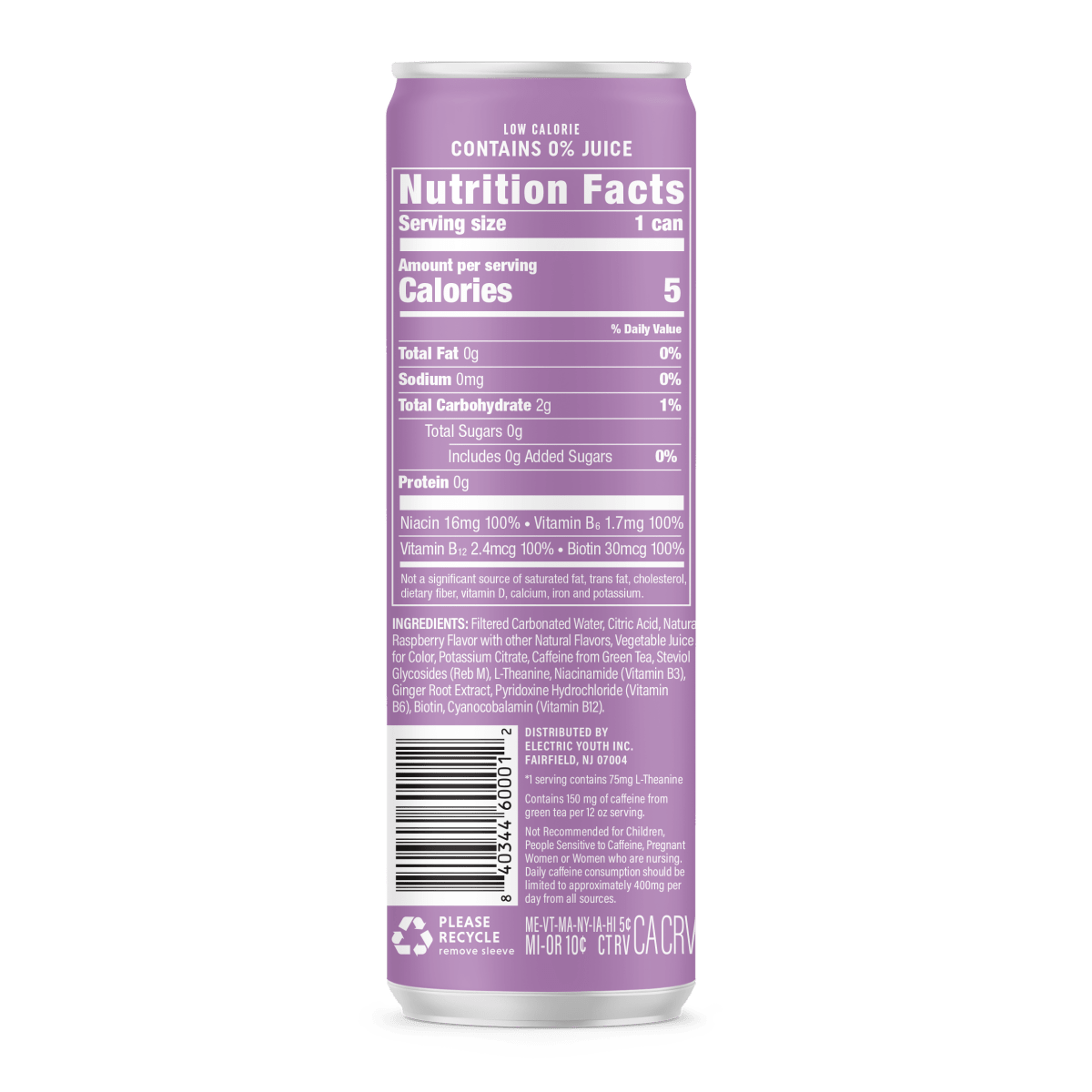 Energy Drink - Sparkling Wild Berry - Pages & Parcels