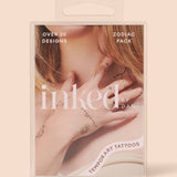 Zodiac Collection: Fire Signs Temporary Tattoo Pack