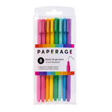 0.5mm Fine Point Black Ink Gel Pens 8PK
