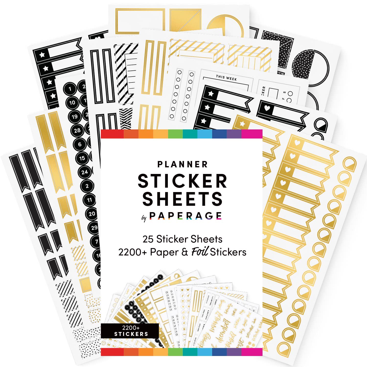 Planner & Calendar Sticker Book – 25 Sheets