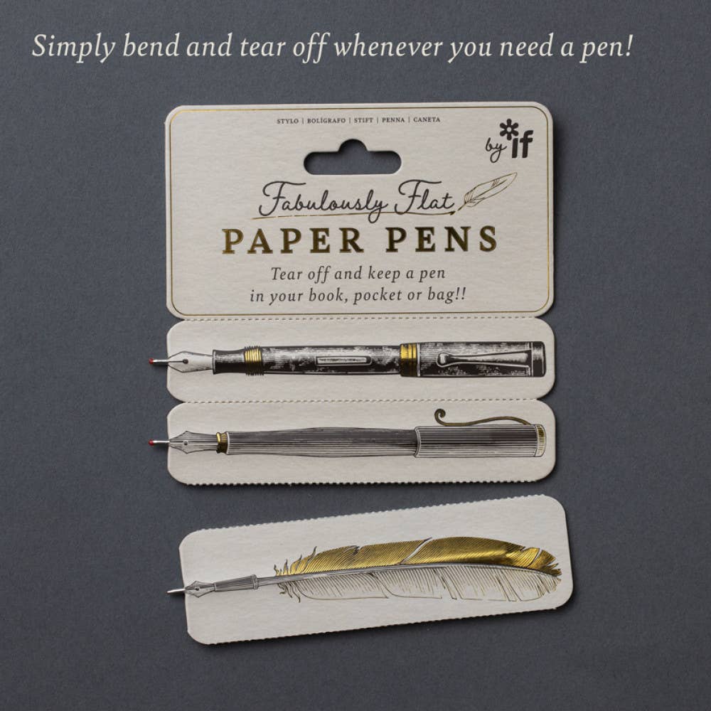 Fabulously Flat Paper Pens - Pages & Parcels