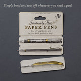 Fabulously Flat Paper Pens - Pages & Parcels