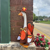 Fall Porch Goose Outfits - Pages & Parcels