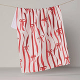 Falling Ribbon Tea Towel - Holiday 2026 - Pages & Parcels