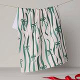 Falling Ribbon Tea Towel - Holiday 2026 - Pages & Parcels