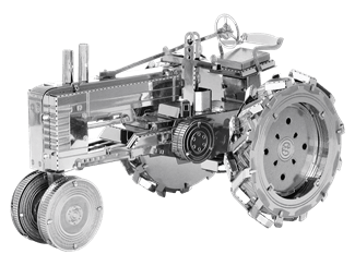 Farm Tractor steel model kit