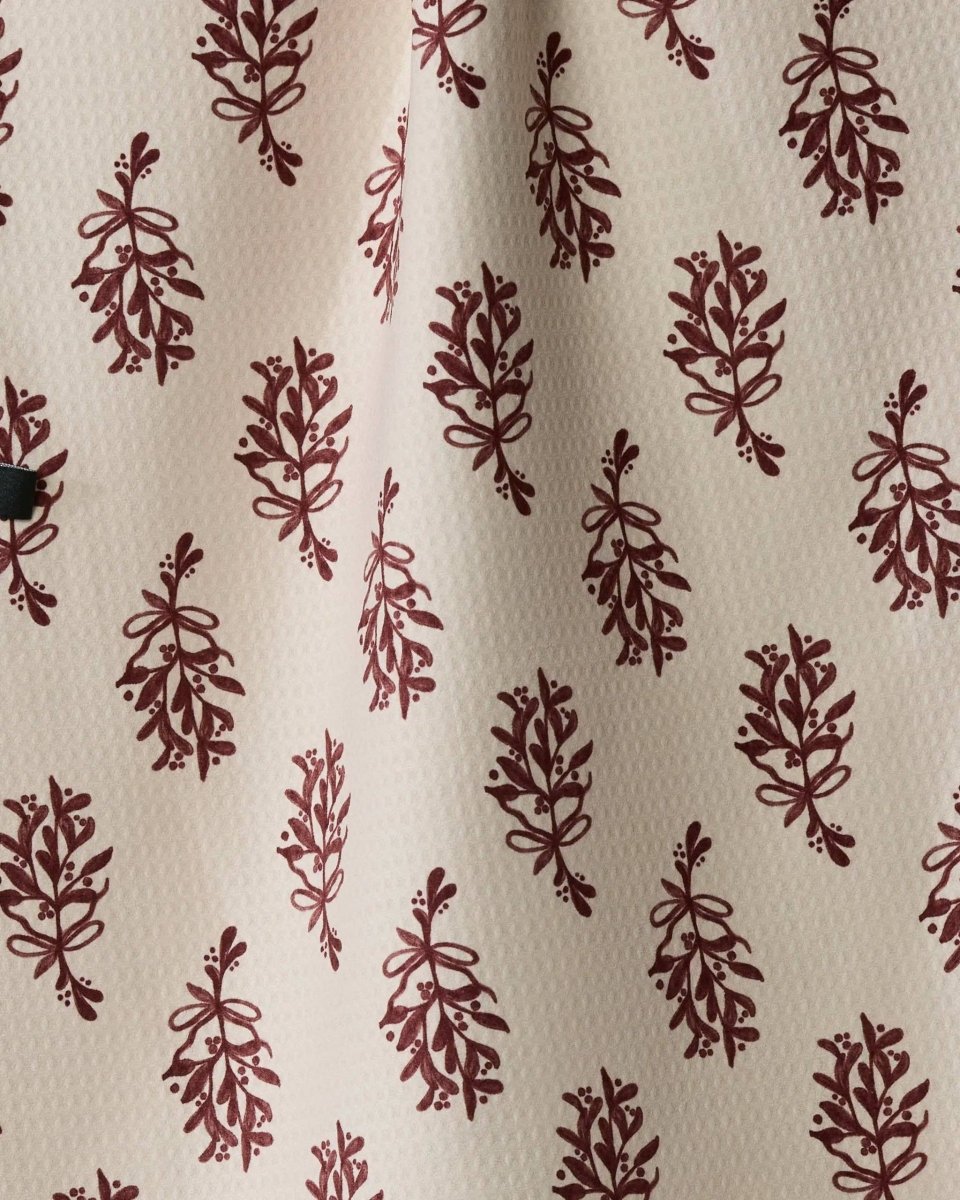 Festive Cranberry Luxe Kitchen Towel - Holiday 2026 - Pages & Parcels
