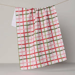 Festive Plaid Tea Towel - Holiday 2026 - Pages & Parcels