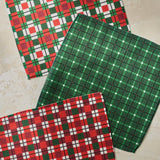 Noel Plaid Dishcloth Set - Holiday 2026