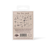 Fine Line Temporary Tattoo Pack - Pages & Parcels