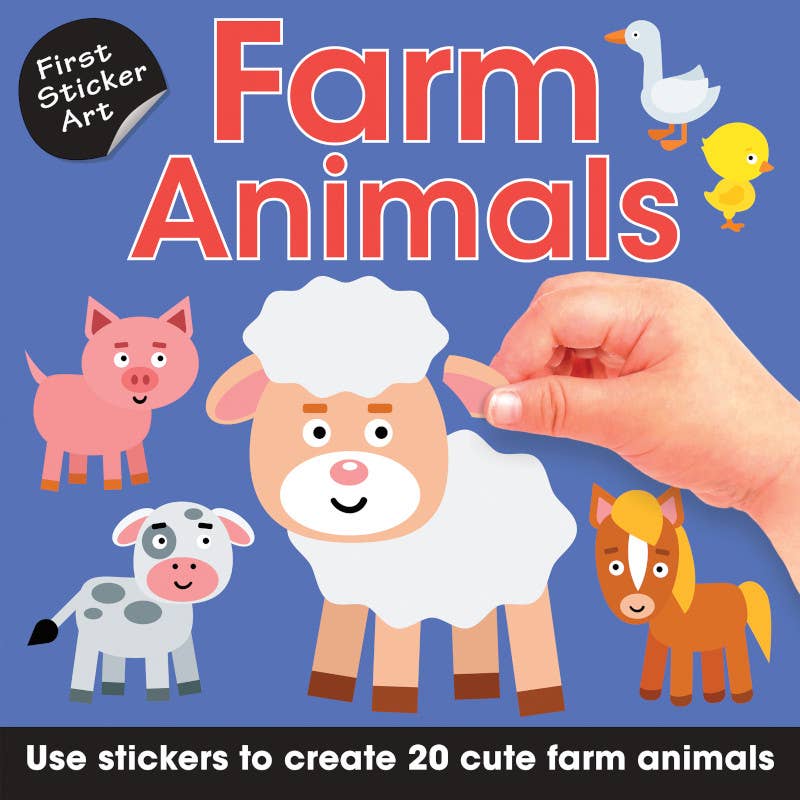 First Sticker Art: Farm Animals - Pages & Parcels