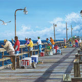 Jigsaw puzzle box for Fishing Pier, featuring a coastal fishing pier scene
