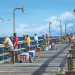 Jigsaw puzzle box for Fishing Pier, featuring a coastal fishing pier scene
