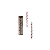 Set of two flameless LED taper candles with a 6-hour timer, boxed