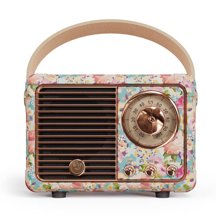 Floral Vintage Speaker - Pages & Parcels