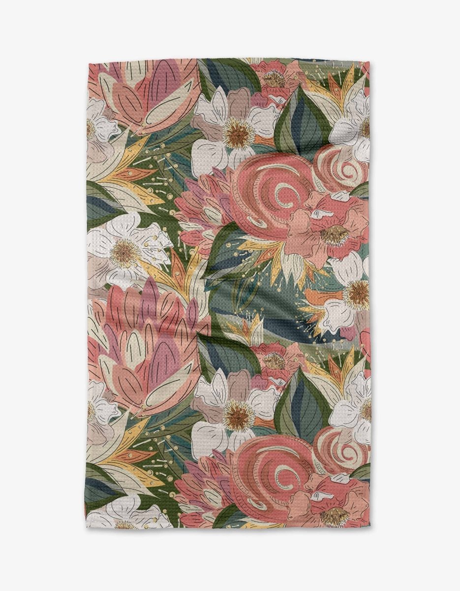 Flower Explosion Tea Towel - Pages & Parcels