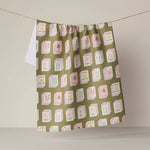 Flower Tiles Tea Towel - Pages & Parcels