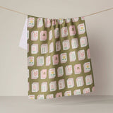 Flower Tiles Tea Towel - Pages & Parcels