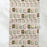 Flower Tiles Tea Towel - Pages & Parcels