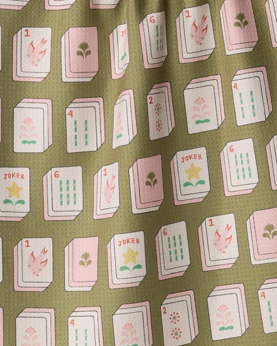 Flower Tiles Tea Towel - Pages & Parcels